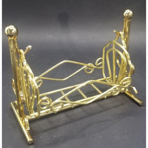 Dolls house vintage gold metal - dolls,