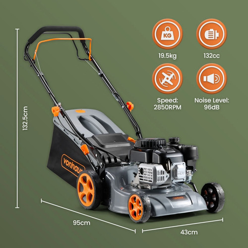 Vonhaus petrol lawnmower - petrol,