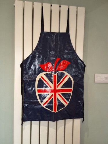 Vintage shreds pvc apron - shreds,