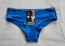 Bonds Ladies WRF4 VB7 Directoire Blue Icons Cheeky Brief Size 12 New