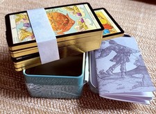 Deck Of Tarot Cards In The