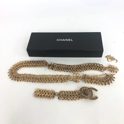Chanel vintage logo chain - chanel,
