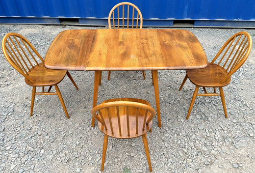 Vintage ercol drop - drop, dining