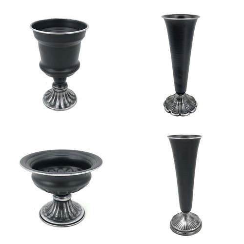 Wrought iron flower pot high - pot,