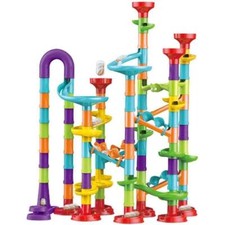 Marble Run Race Set Creative Building Blocks Space Rail Track Marbles Toy Game