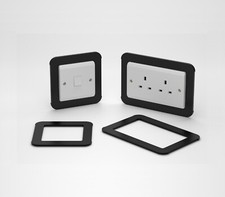 Double Single Socket Switch Surround / Finger Plate Light Switch / Plug Surround
