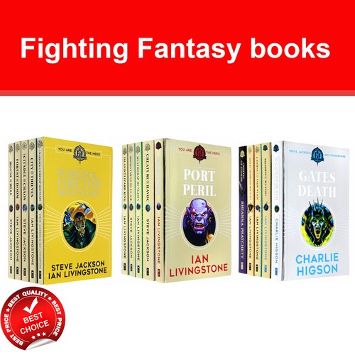 Fighting fantasy rpg books - fighting,