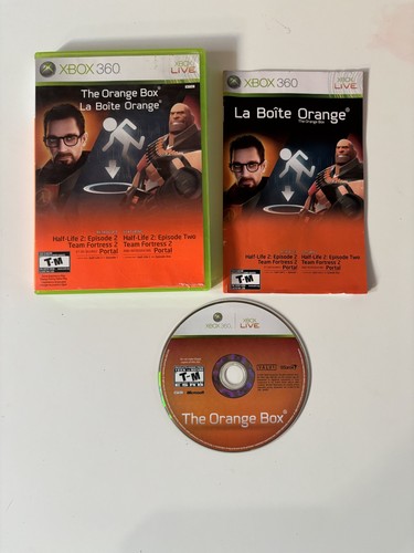 Orange box xbox 360 cib - 360,