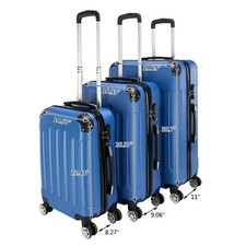 Suitcase Set of 3 ABS Cabin