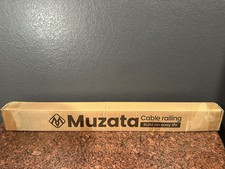 Muzata MetalTalent Cable Railing Top Mount Post PD01 BNAS w/CT22 Drill Template