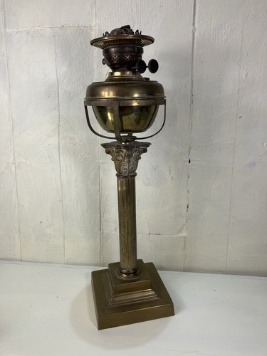 Antique duplex brass oil - antique,