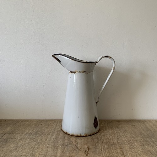 Vintage rustic large enamel - vintage,