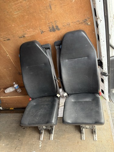 Van rear seats - seat, belts