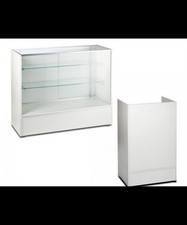 White Shop Display Counter