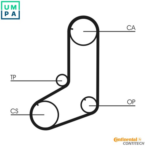 Timing belt ct911 for - timing,