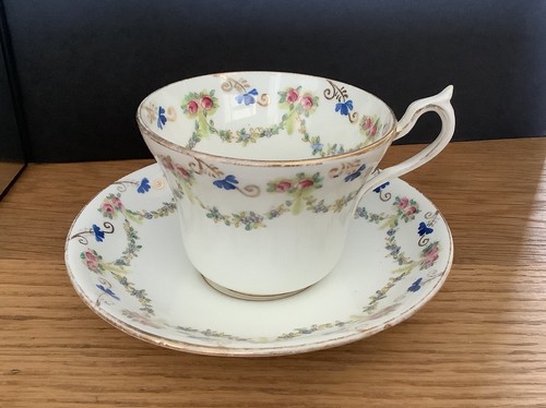 Balmoral china cup and saucer - balmoral,
