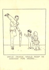 GLEN BAXTER POSTCARD  UNCLE