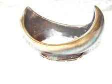 ceramic bowl West Germany banana shape small vintage retro mcm high end lip