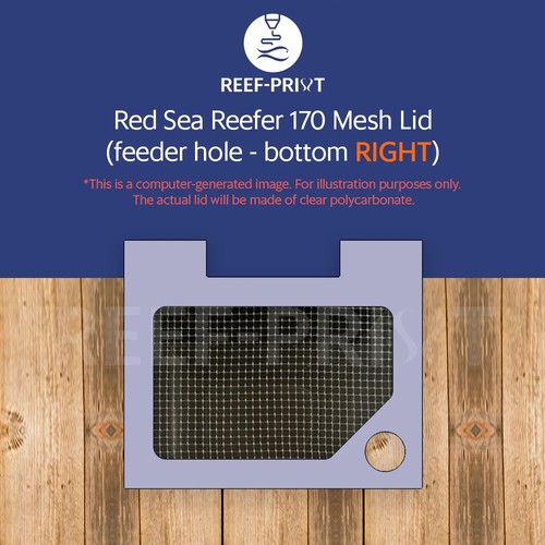 Aquarium mesh lid - lid, red