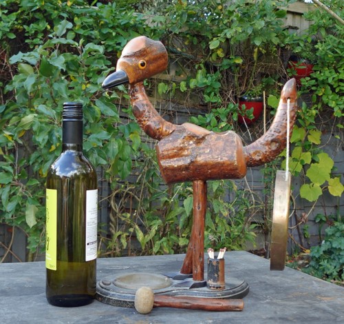 Branded bird ashtray - ashtray, gong