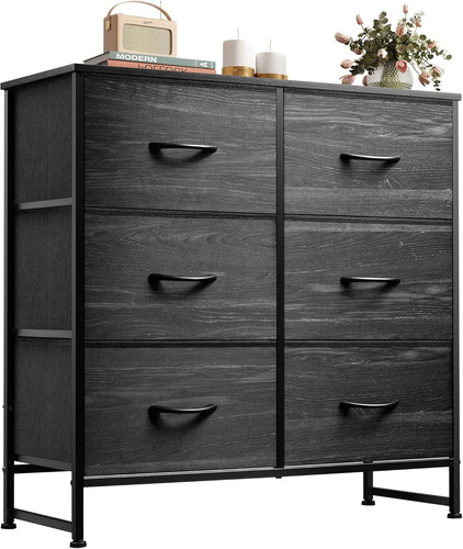 Comoda negra para dormitorio