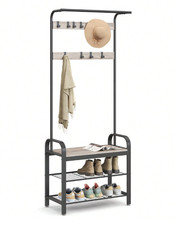 Coat Rack Stand Hall Tree with