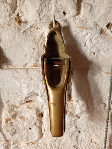 Vintage brass gnome - gnome, nut
