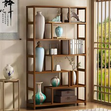 Wooden S-Shaped Bookcase