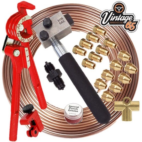 Brake pipe line - repair, flaring