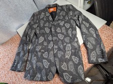 Pretty Green x Jimi Hendrix FOR REPAIR Virgin Wool Blazer Fits 38 Small CH