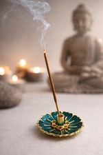 Lotus Incense Holder Peacock