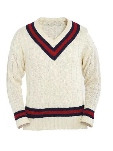 Mens neck long sleeve - v,