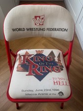 WWF WWE King of the Ring 1996 Ringside Chair Vintage STEVE AUSTIN WrestleMania