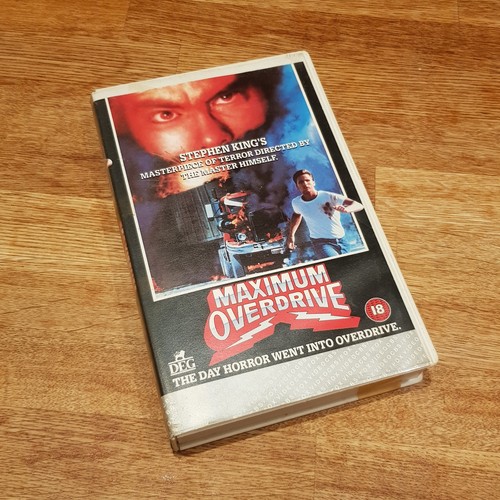 Maximum overdrive vhs - overdrive,