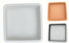 SQUARE PLANT POT SAUCER WATER TRAY BASE PLANTERS SMALL TO LARGE