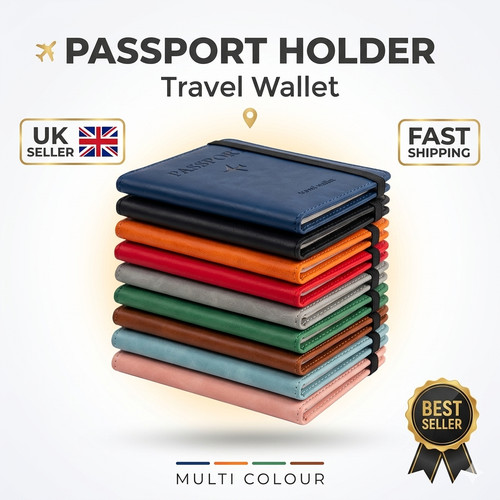 Rfid passport holder travel - passport,