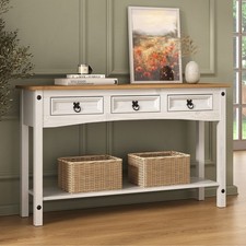 Corona White Console Table 3