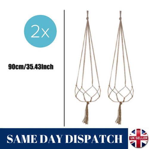 2x90cm garden plant - plant, macrame