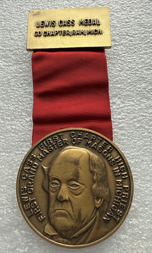American masonic jewel medal - masonic,