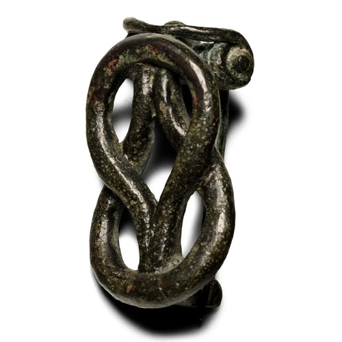 Roman bronze hercules - roman, knot