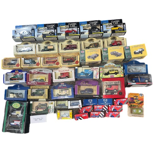 45x boxed diecast cars job - boxed,