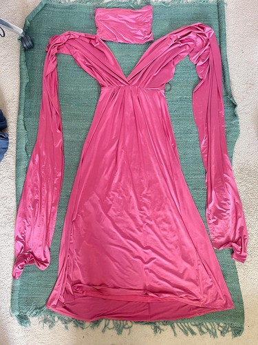 Satin dusky dark pink monsoon - dusky,
