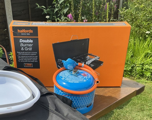 Gas twin burner and - gas,