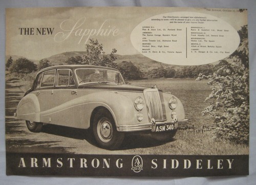 1952 armstrong siddeley - 1952,