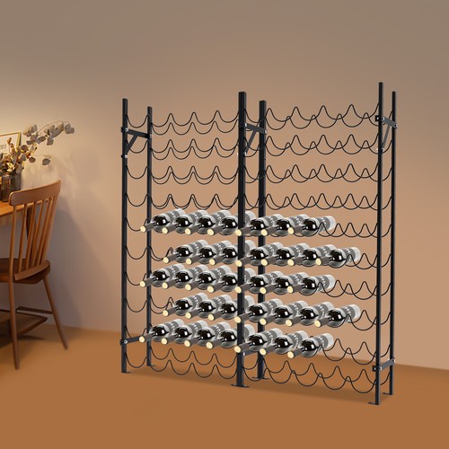 Floor mount tier wine - 10-tier,