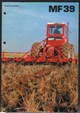 1977 Massey Ferguson "MF39" Spring Tine Cultivator Brochure Leaflet