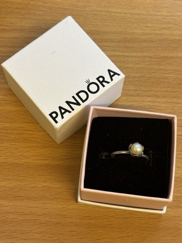 Pandora pearl ring - size, 56