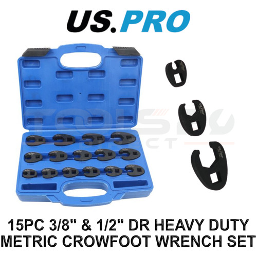 Pro 15pc crow foot spanner - pro,