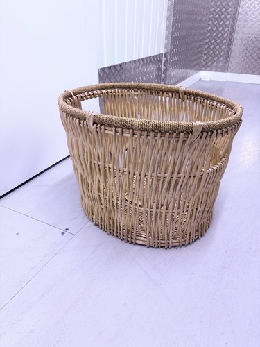 Wicker log basket extra large - extra,