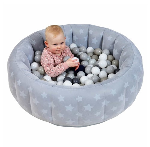 Velvet soft baby ball pit - baby, pool